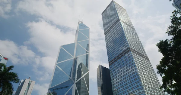 Blue Skyscraper Angle — Stock Photo, Image
