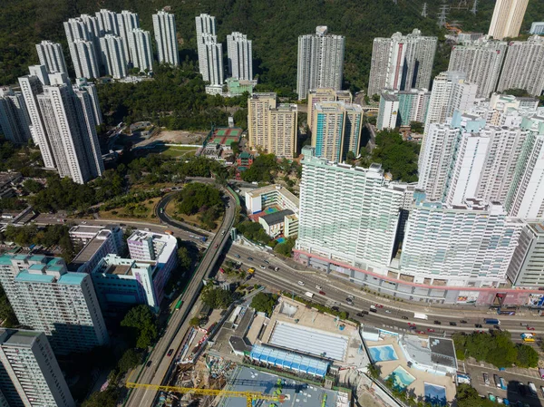 Wong Tai Sin Hongkong December 2021 Woonwijk Hongkong — Stockfoto