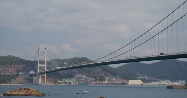 Pont Suspendu Tsing Hong Kong — Photo