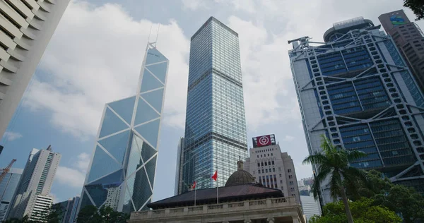 Central Hongkong April 2021 Zakendistrict Hongkong — Stockfoto