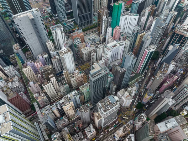 Wan Chai Hong Kong December 2021 Top View Hong Kong — Foto Stock