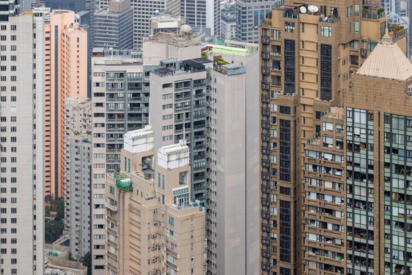 Hong Kong Compacta Vida Cidade — Fotografia de Stock