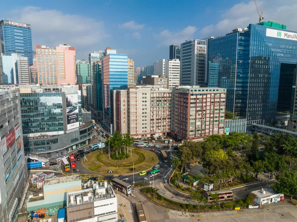 Kwun Tong Χονγκ Κονγκ Δεκεμβρίου 2021 Επιχειρηματική Περιοχή Χονγκ Κονγκ — Φωτογραφία Αρχείου