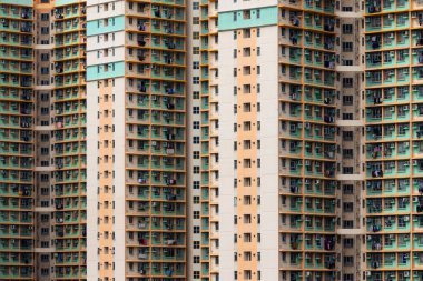 Apartmanın ön cephesi dış duvarı