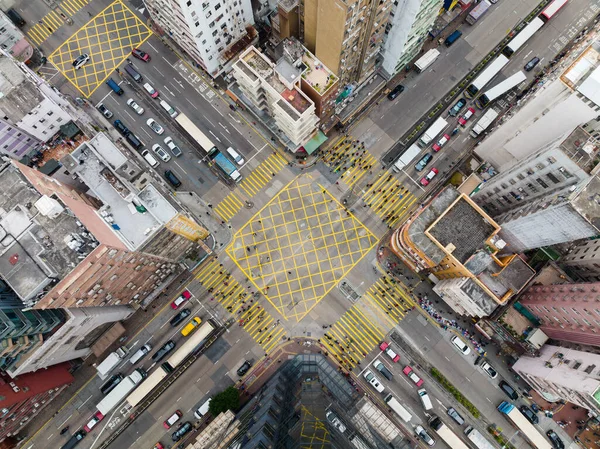Sham Shui Hongkong November 2021 Ansicht Des Verkehrsknotenpunktes Hongkong Von — Stockfoto
