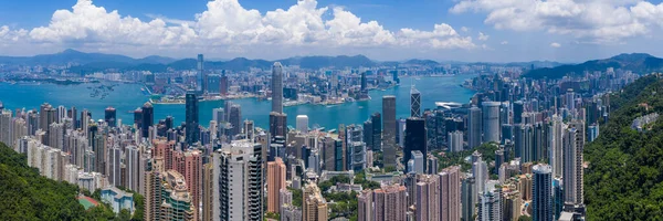 Hongkong Sierpnia 2021 Punkt Orientacyjny Miasta Hongkong — Zdjęcie stockowe