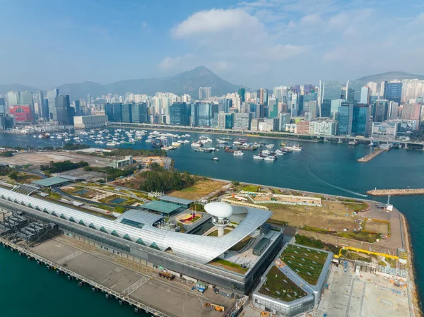 Kai Tak Hongkong December 2021 Hongkongs Kryssningsterminalbyggnad — Stockfoto