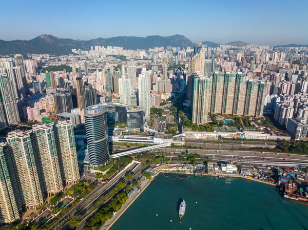 Kowloon West Hong Kong November 2021 Hong Kong Stad — Stockfoto