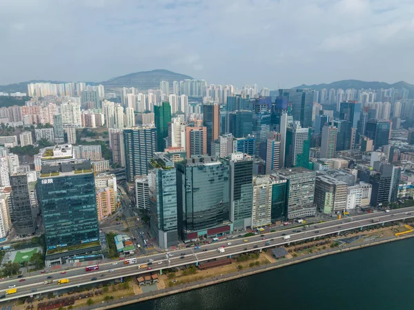 Kwun Tong Hong Kong December 2021 Aerial View Hong Kong — Stock Photo, Image