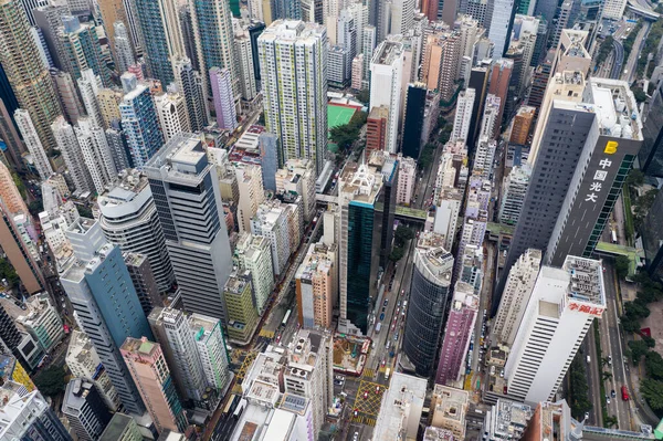 Wan Chai Hongkong November 2021 Hongkongs Finansdistrikt — Stockfoto