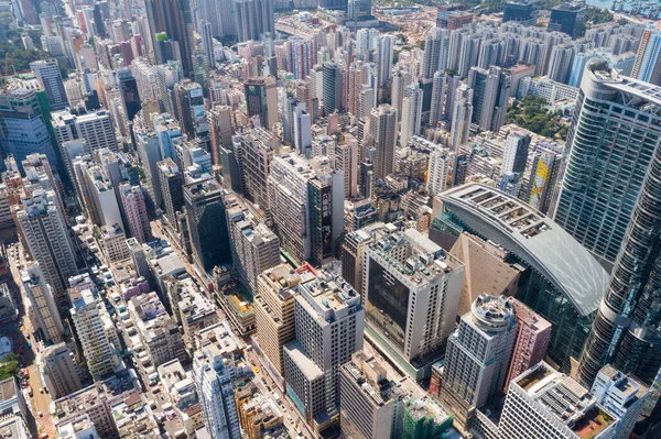 Mong Kok Hong Kong Novembre 2021 Vista Dall Alto Della — Foto Stock