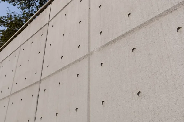 Açık havada beton gri duvar