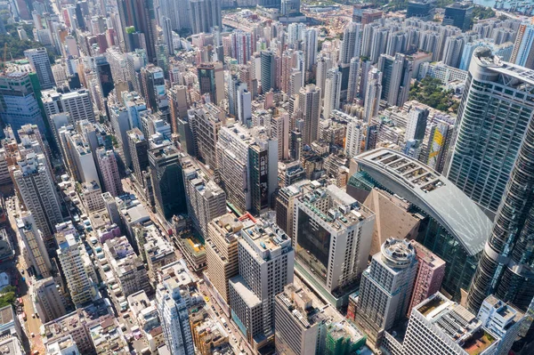 Mong Kok Hongkong Listopada 2021 Widok Miasto Hongkong — Zdjęcie stockowe