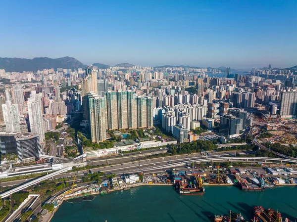 Olympian City Hong Kong November 2021 Hong Kong Seaside Residential — стокове фото