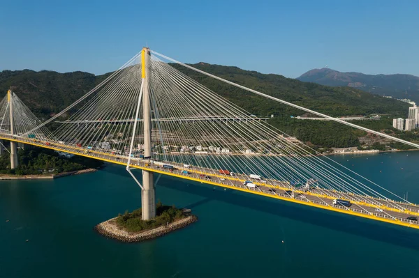 Hongkong November 2021 Ting Kau Brücke — Stockfoto