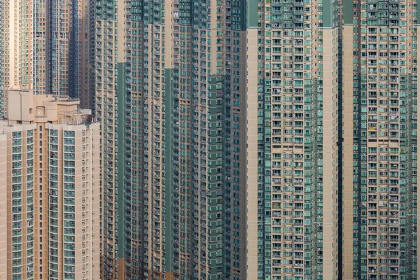 Compact Hong Kong Residential Building — Stock Photo, Image
