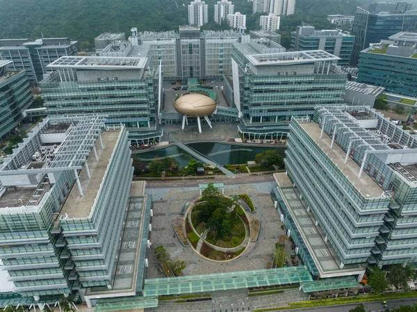 Тай Гонконг Января 2022 Года Вид Сверху Вниз Научный Парк — стоковое фото