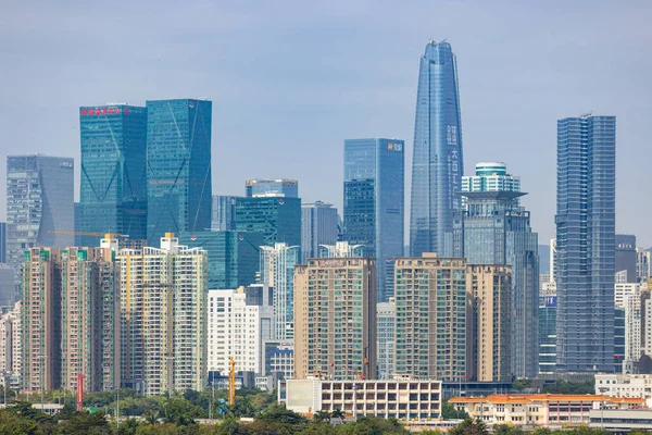 Shenzhen China January 2022 Shenzhen City Futian District — Stock Photo, Image