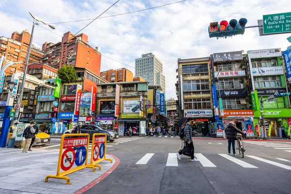 Taipei Tchaj Wan Února 2022 Zhongxiao Xinsheng Okres Taipei — Stock fotografie