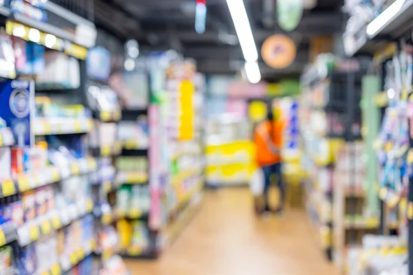 Vista Sfocata Del Supermercato — Foto Stock