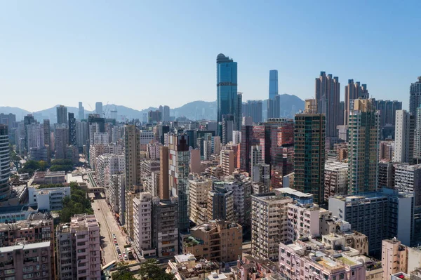 Mong Kok Hong Kong November 2021 Top View Hong Kong — Stockfoto