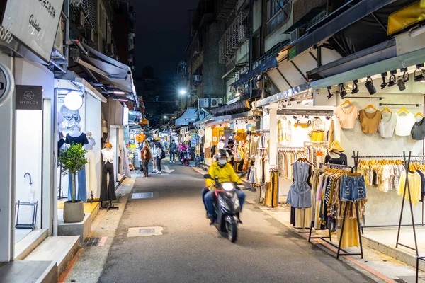 Ταϊπέι Ταϊβάν Μαρτίου 2022 Νυχτερινή Αγορά Shida Στην Πόλη Ταϊπέι — Φωτογραφία Αρχείου