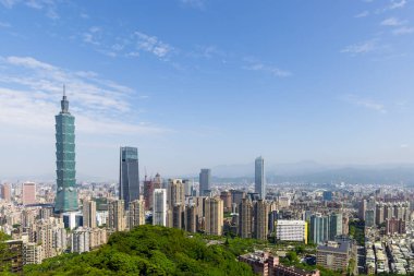 Taipei, Taiwan - 10 April 2022: Taipei city skyline