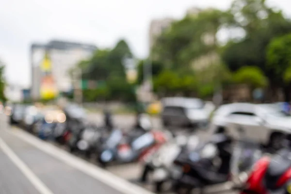 Bokeh Ciudad Taipei Taiwán — Foto de Stock