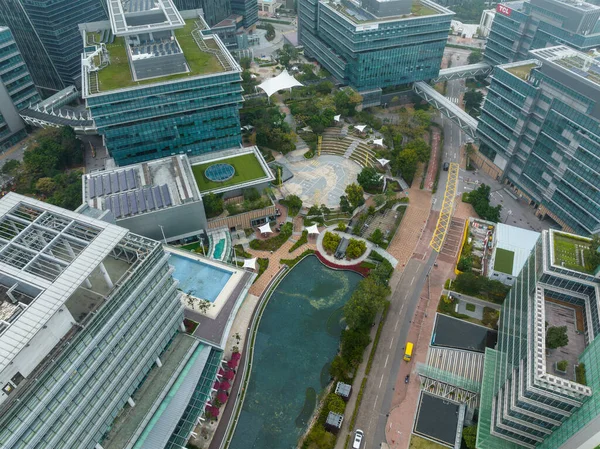 Pak Shek Kok Hong Kong Februar 2022 Topputsikt Hongkongs Vitenskapspark – stockfoto
