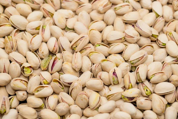 Stack Dried Pistachio Snack — Stock Photo, Image