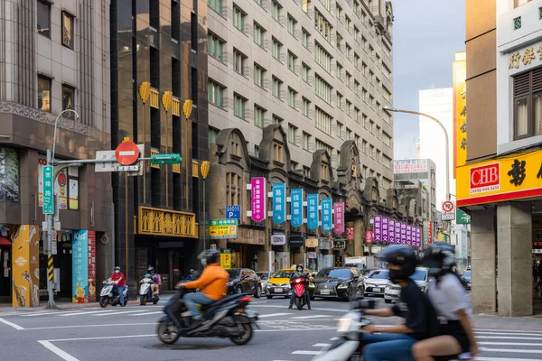 Taipei Tchaj Wan Dubna 2022 Taipei City Street — Stock fotografie