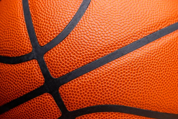 Texture Basketball Skin Close — Stock Photo, Image