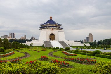 Taipei, Tayvan - 17 Mart 2022: Tayvan 'daki Chiang Kai shek Anıt Salonu