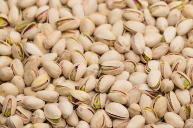 Fıstık ezmesi yığını.