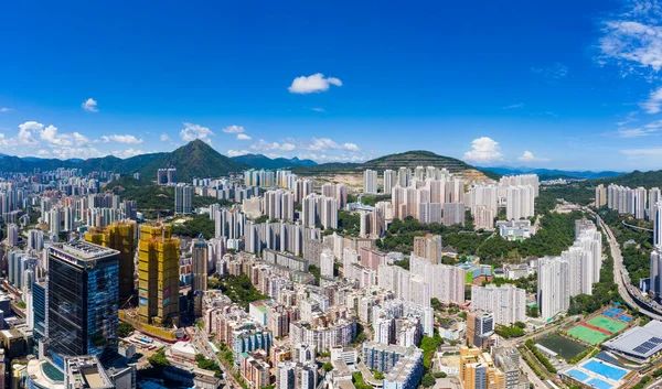 Kwun Tong Hong Kong Septiembre 2019 Vista Superior Del Lado —  Fotos de Stock