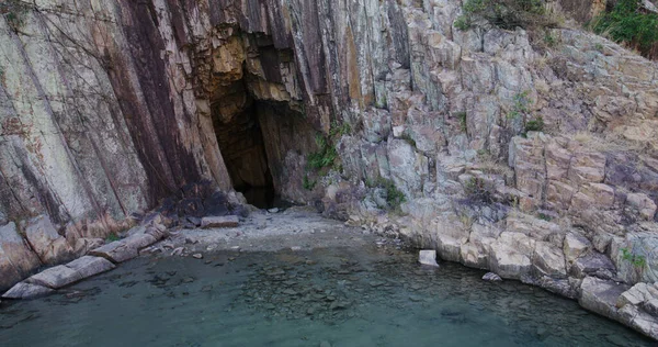 Морская Пещера Геопарке Гонконга — стоковое фото