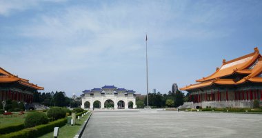 Taipei, Tayvan - 17 Mart 2022: Chiang Kai-shek Memorial Hall