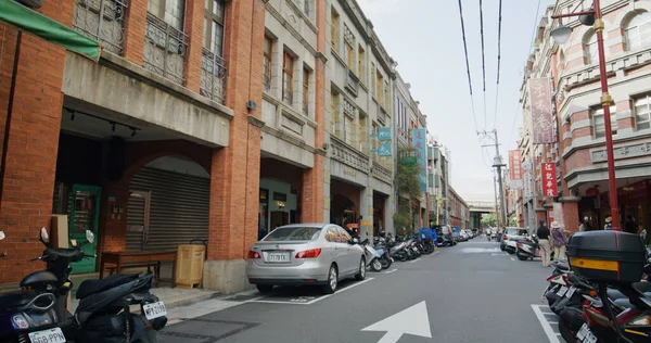 Taipei Tayvan Mart 2022 Taipei Şehrinin Dihua Caddesinde Tatil Pazarı — Stok fotoğraf