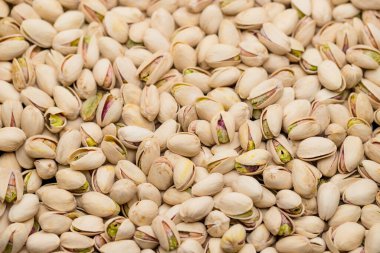 Fıstık ezmesi yığını.