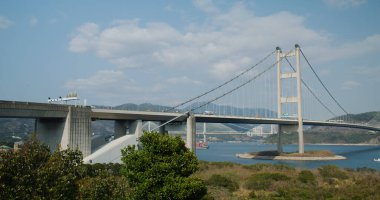 Hong Kong 'daki Tsing Ma Askılık Köprüsü