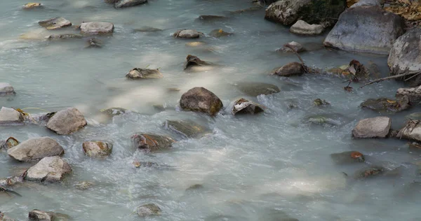 Natureza Onsen Que Flui Rio Xinbeitou Taiwan — Fotografia de Stock