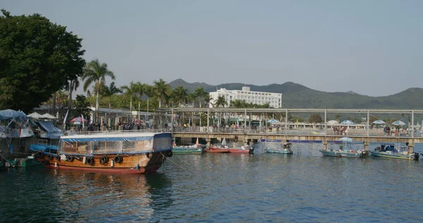 Hongkong Januari 2021 Hong Kong Sai Kung Pier — Stockfoto