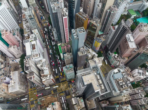 Wan Chai Hongkong Grudnia 2021 Widok Miasto Hongkong — Zdjęcie stockowe