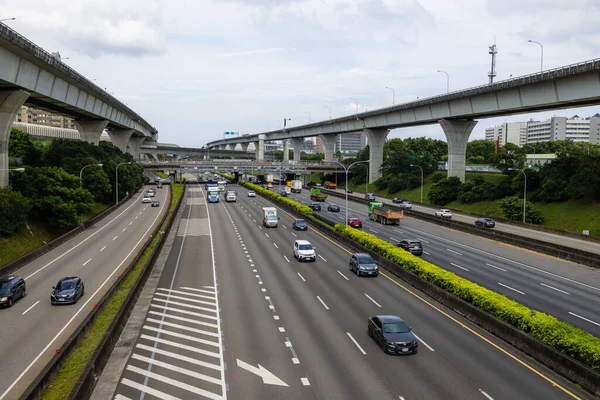 Lin Kou Tchaj Wan Června 2022 Národní Silnice Číslo Jedna — Stock fotografie