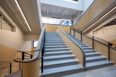 Renovation of Central market with staircase in Hong Kong