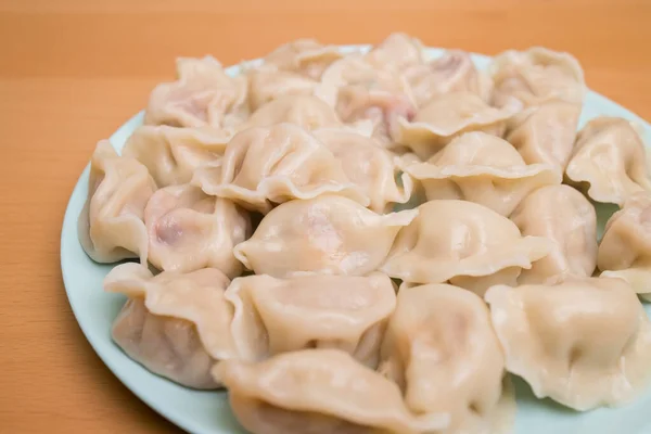 Homemade Meat Dumpling Plate — Photo