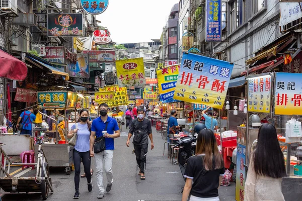 Keelung Taiwan June 2022 Keelung Old Street Market — Stockfoto