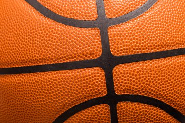 Basketbol deri dokusuna yakın çekim