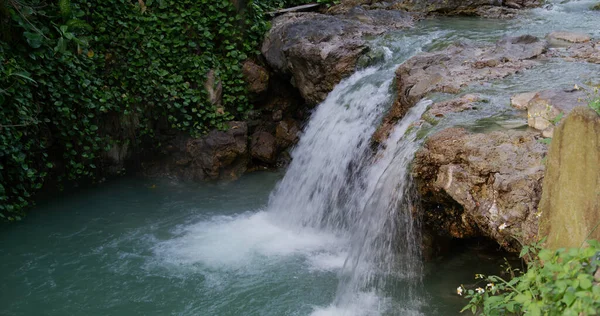 Naturaleza Onsen Fluyendo Río Xinbeitou Taiwan —  Fotos de Stock