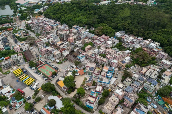 Top View Village Fanling Hong Kong — Stock Photo, Image